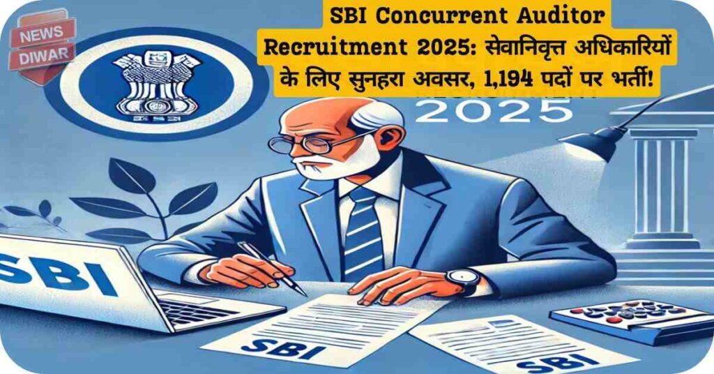 SBI Concurrent Auditor Recruitment 2025 पर भर्ती!