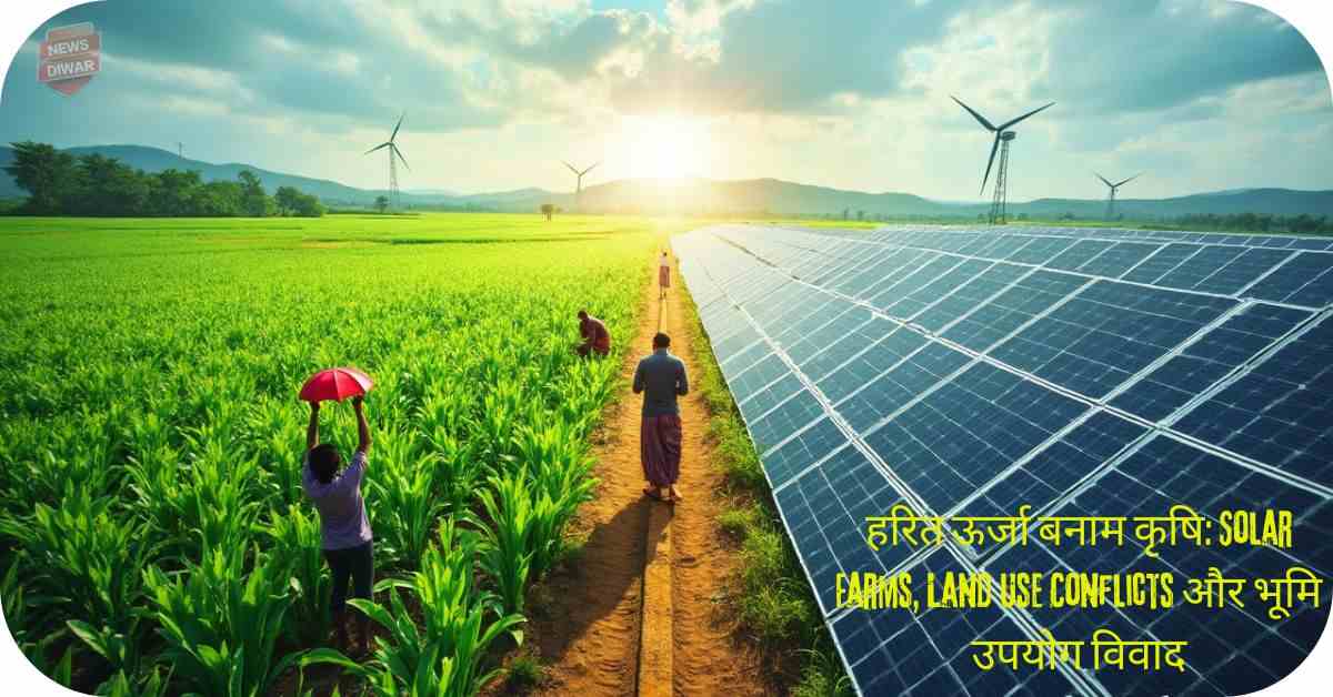 हरित ऊर्जा बनाम कृषि Solar Farms, Land Use Conflicts और भूमि उपयोग विवाद